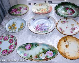 Vintage Plates / Hand Painted and more