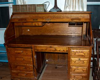 Vintage Rolltop Desk