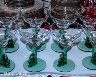 Tables of Glassware and Ceramics