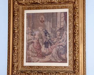 Framed and Matted Tapestry