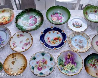 Vintage Plates / Hand Painted and more