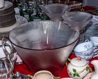 Mid Century Chip and Dip set