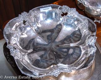 Pairpoint Silver QUAD Plate Bowl