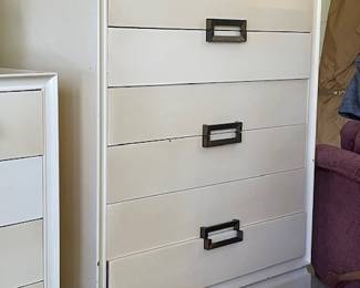 3 pc oriental flare chest of drawers