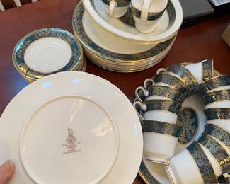 bone china beautiful set of dishes mint condition like new Royal Daltoun Carlyle 