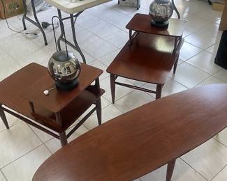 Mcm coffee table set 