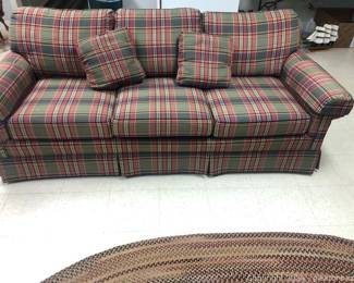 Vintage Sofa from Fashion House Furniture Inc with 2 Throw Pillows