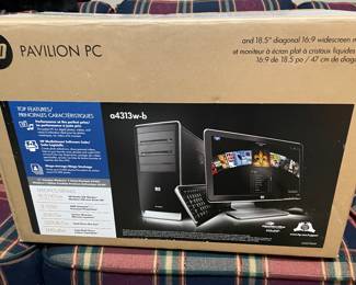 new computer in box