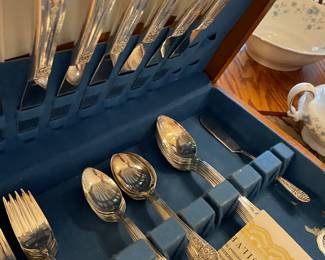 2 sets of flatware