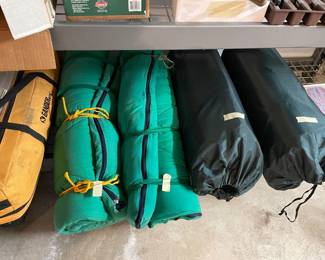 tent & sleeping bags