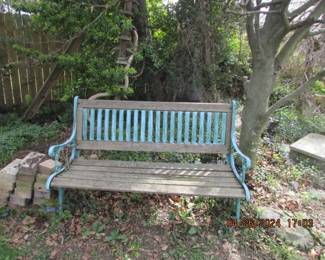 outdoor bench