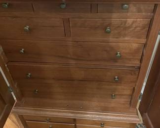 Cabinet custom made for wedding present.