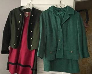 Amazing selection of vintage dresses.