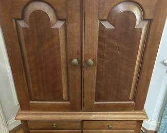 Cabinet custom made for wedding present.