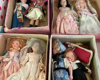 Assorted doll sets.