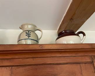 Vintage pitchers and crocks.