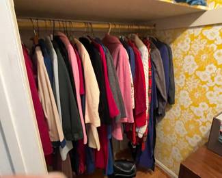 Amazing selection of vintage dresses.