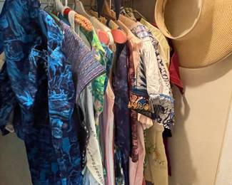 Amazing selection of vintage dresses.