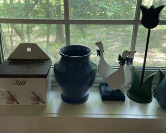 Assorted wooden items.