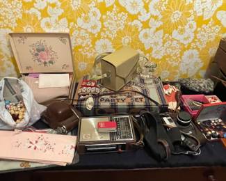 Vintage cameras and more.