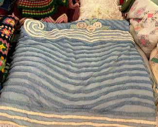 Chenille bedspread.