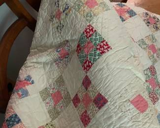 Handmade quilt.