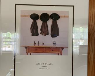 ART FRAMED PRINT JESSE'S PLACE BILL COLEMAN AMISH.