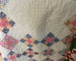 Handmade quilt.