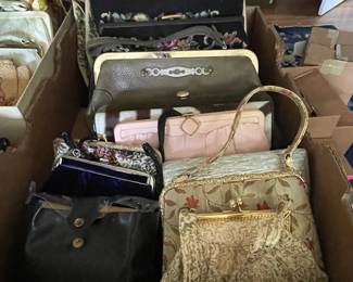 Vintage clutches.