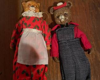 Huge selection of vintage Christmas decorations.