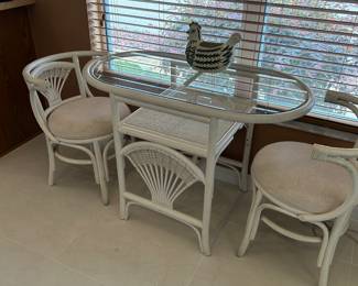 Cane Dinette set