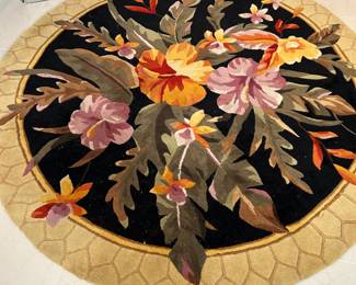 matching 66" round carpet