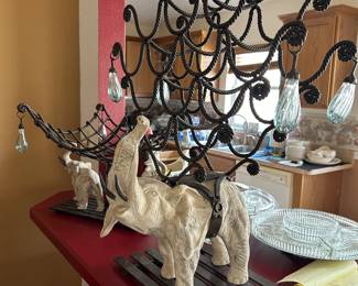 Unusual Elephant wine rack