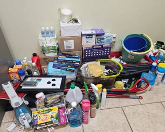 covid bulk leftovers and cleaning supplies