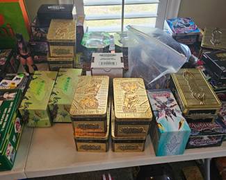 Pokemon cards galore, baseball cards