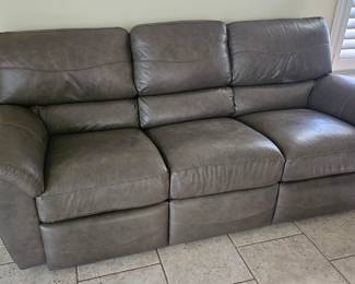 La Z Boy leather recliner sofa