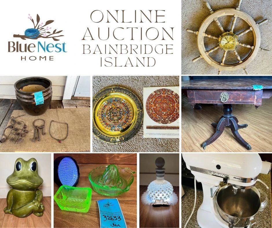 Bainbridge Island Furniture and Decor Online... starts on 4/29/2024