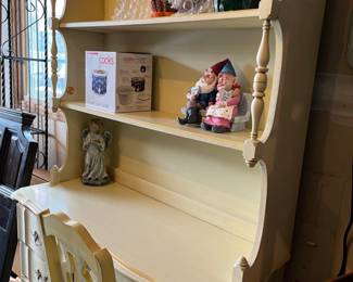 Vintage Desk with hutch and chair