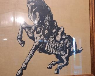 Vintage Asian War Horse