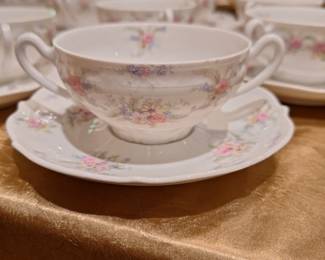 Limoges haviland double handle tea cup
