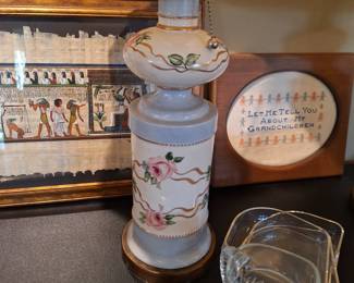 French Porcelain Lamps