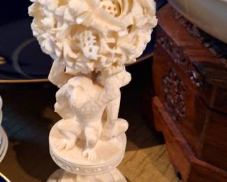 Vintage Chinese Ivory Monkey Puzzle Ball
