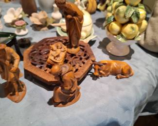 vintage fontanini nativity set