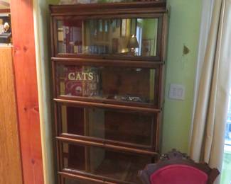 One of 3 antique Lawyers Bookcases by Globe Wernicke