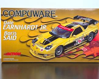 Action 1:18 scale Diecast of Dale Earnhardt Jr and Boris Said #8 Compuware Corvette .......To register so you can place bids go to www.capitolsalesservices.hibid.com 