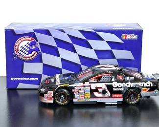 Diecast of Dale Earnhardt #3 GM Goodwrench 1997 Monte Carlo crash car in 1:24th scale by Action 
