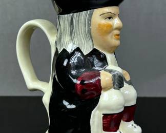Small English Staffordshire Toby Jug 