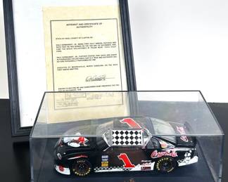 Dale Earnhardt Jr authentic autographed diecast Coca Cola # 1 NASCAR  .......To register so you can place bids go to www.capitolsalesservices.hibid.com  