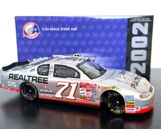 Dave Marcis autographed Diecast of his 2002 Monte Carlo NASCAR # 71 