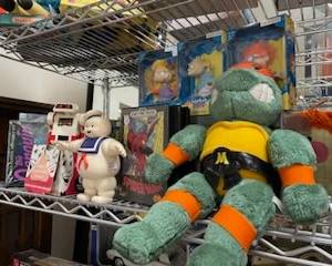 Vintage toys available inside